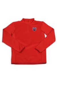 W210 Order zipper long sleeve sweatshirt online order sweatshirt half zipper belly pocket style sweatshirt manufacturer detail view-8